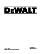 DeWalt D28730 Používateľská príručka
