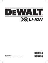 DeWalt DCH133NT Používateľská príručka