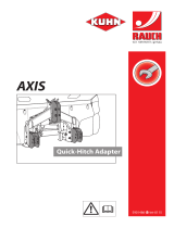 Rauch Quick-Hitch Adapter AXIS 50 Návod na inštaláciu