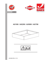 Rauch Aufsätze AX 100 / AX 250 / AX 500 / AX 750 | extension AX 100 / AX 250 / AX 500 / AX 750 Návod na inštaláciu