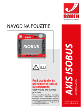 Rauch AXIS M W ISOBUS Návod na používanie