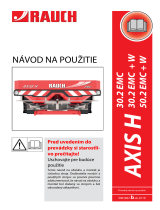 Rauch AXIS-H 50.2 EMC+W / 30.2 EMC / 30.2 EMC+W Návod na používanie