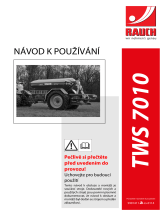 Rauch TWS 7010 Návod na používanie