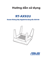 Asus AiMesh AX6100 WiFi System (RT-AX92U 2 Pack) Používateľská príručka
