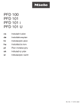 Miele PFD 101 U Installation Plan