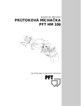 PFT HM 106 Používateľská príručka