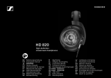 Sennheiser HD 820 Používateľská príručka