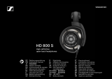 Sennheiser HD 800 S Používateľská príručka