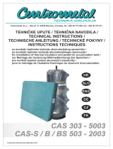 Centrometal CAS, CAS-S, CAS-B, CAS-BS Technical Instructions