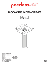 Peerless MOD-CPF-W Návod na inštaláciu