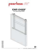 Peerless EWP-OH85F Návod na inštaláciu