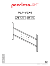 Peerless PLP-V9X6 Návod na inštaláciu