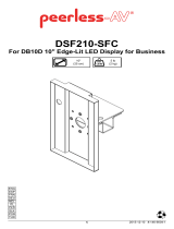 Peerless DSF210-SHC Návod na inštaláciu