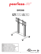 Peerless SR598E Návod na inštaláciu