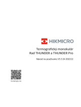HIKMICRO THUNDER Clip-On Používateľská príručka