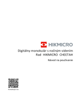HIKMICRO CHEETAH Clip-On Používateľská príručka