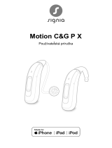 Signia Motion C&G P 5X Užívateľská príručka