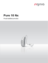 Signia Pure 10 1Nx Užívateľská príručka