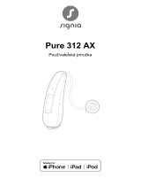 Signia Pure 312 3AX Užívateľská príručka
