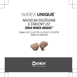Widex UNIQUE U-CIC-M 110 Užívateľská príručka