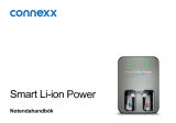 connexx Smart Li-ion Power Užívateľská príručka