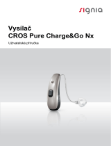 Signia CROS Pure Charge&Go Nx Užívateľská príručka