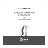 Widex UNIQUE U-FA 100 Návod na používanie
