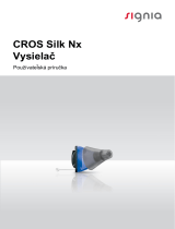 Signia CROS SILK NX Užívateľská príručka