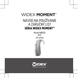 Widex MOMENT MBB3D 440 DEMO Užívateľská príručka