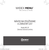 Widex MENU ME-SP 5 BTE Návod na používanie