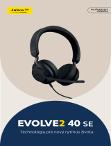 Jabra Evolve2 40 SE USB-A, MS Stereo Používateľská príručka