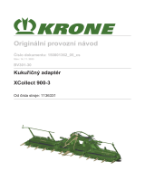 Krone BA XCollect 900-3 (BV301-30) Návod na používanie