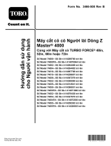 Toro 72in Z Master 4000 Series Riding Mower Používateľská príručka