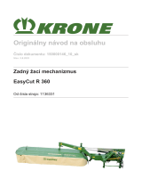 Krone BA EasyCut R 360 Návod na používanie