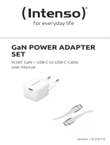 Intenso Power Adapter & Cable Set W30C GaN + C315C Návod na obsluhu