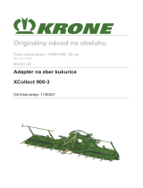 Krone BA XCollect 900-3 (BV301-30) Návod na používanie