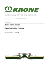 Krone BA EasyCut B 950 Collect (MT603-41) Návod na používanie