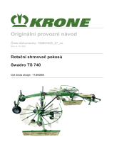 Krone BA Swadro TS 740 Návod na používanie