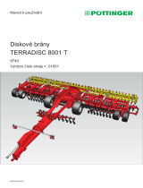 Pottinger TERRADISC 8001 T Návod na používanie