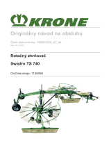 Krone BA Swadro TS 740 Návod na používanie