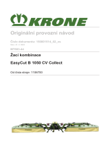 Krone BA EasyCut B 1050 CV Collect (MT603-44) Návod na používanie