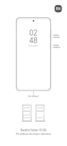 Mi Redmi Note 13 5G Používateľská príručka