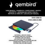 Gembird DVD-USB-03-BW Návod na obsluhu