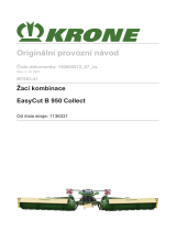 Krone BA EasyCut B 950 Collect (MT603-41) Návod na používanie