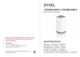 ZyXEL Communications ZYXEL LTE5388-M804 4G LTE-A RUTER Návod na obsluhu